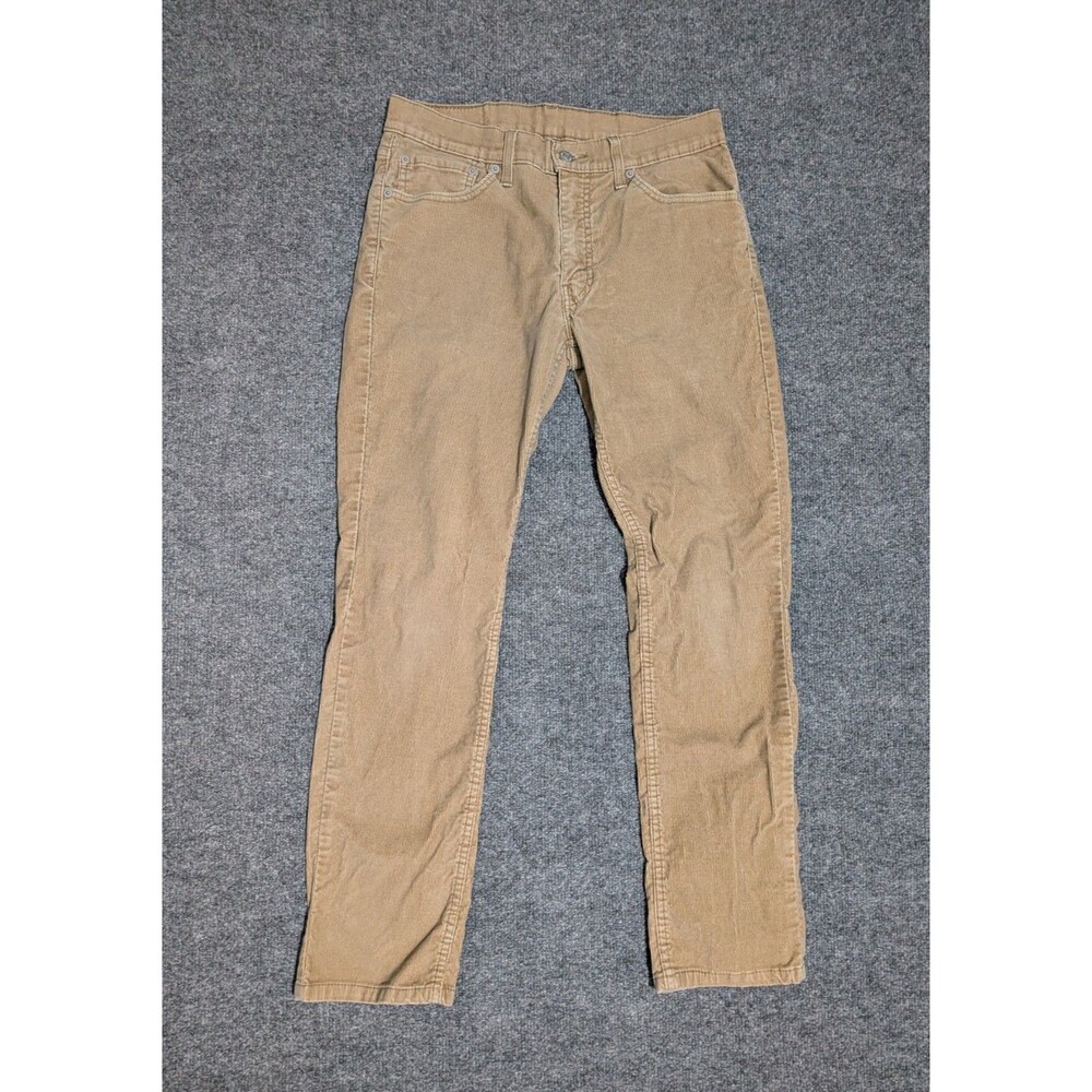 Levis 511 Pants Mens 31x30 (30x29) Corduroy Tan